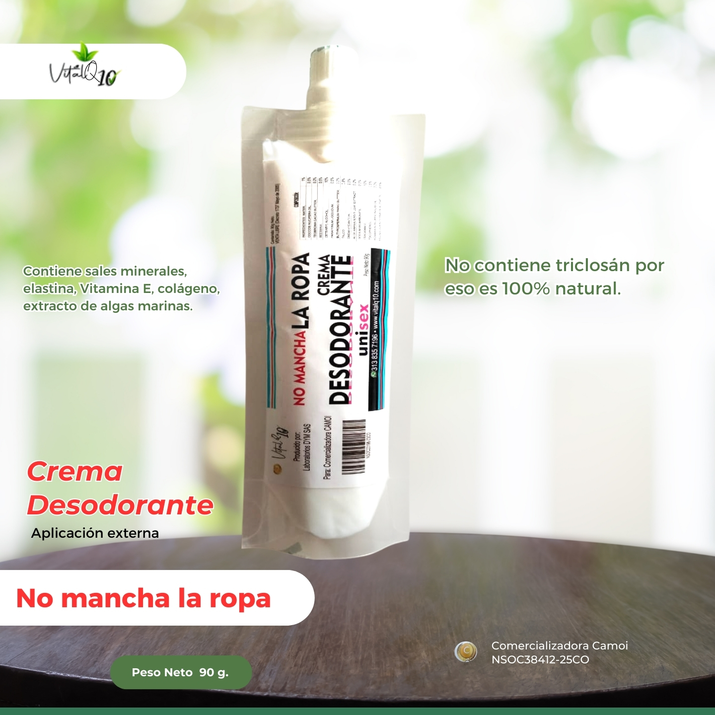 Crema Desodorante (90g.)