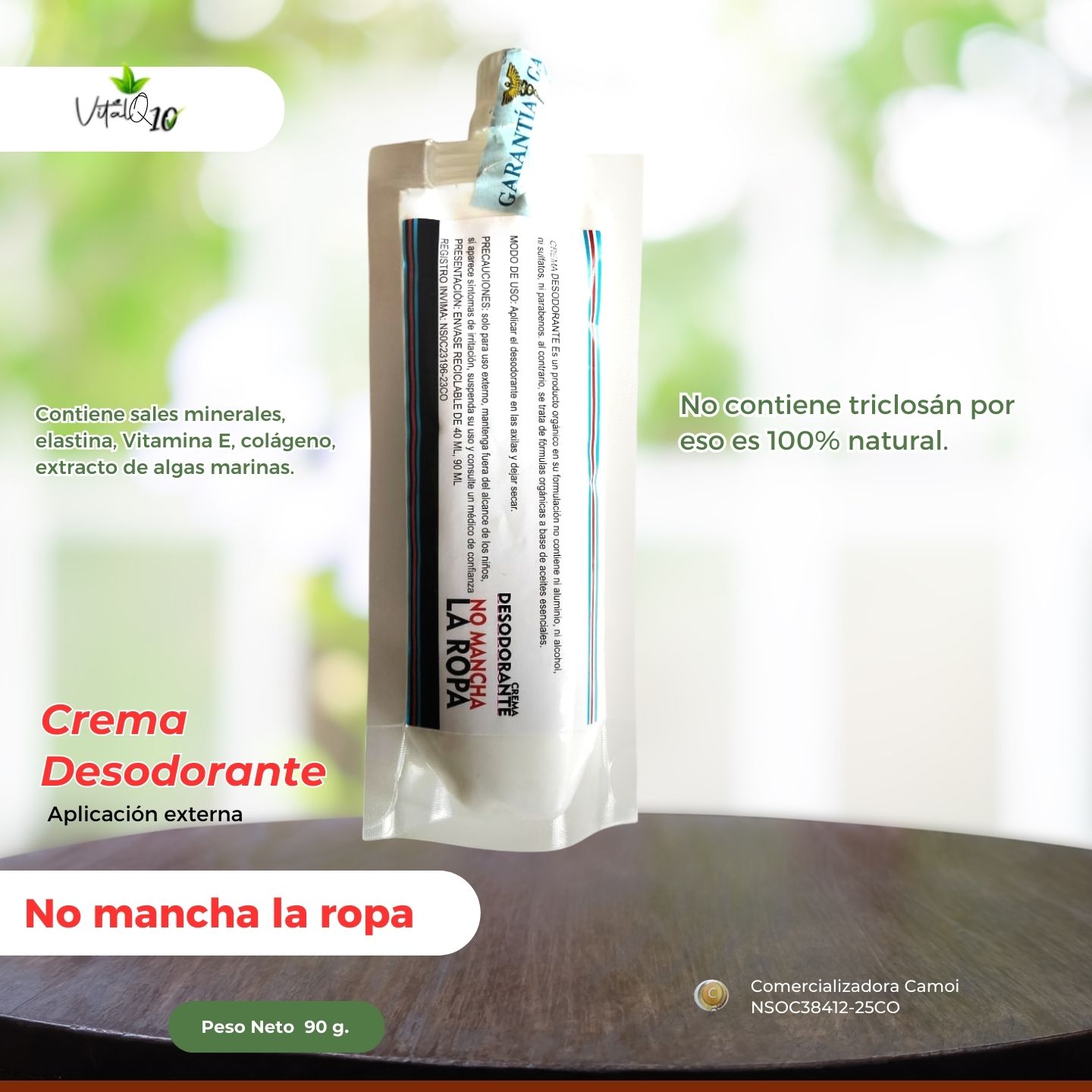 Crema Desodorante (90g.) - Imagen 2