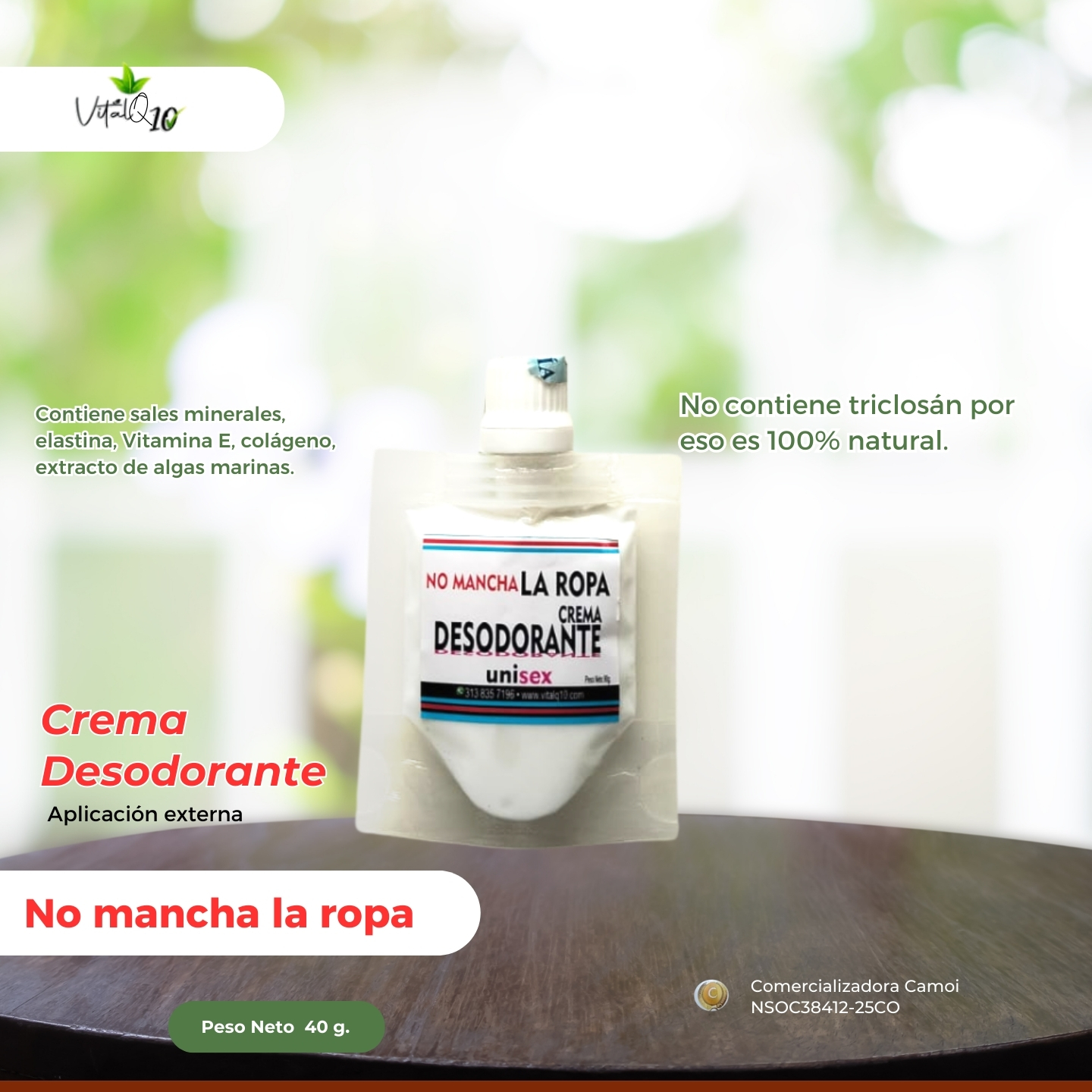 Crema Desodorante (40g.)